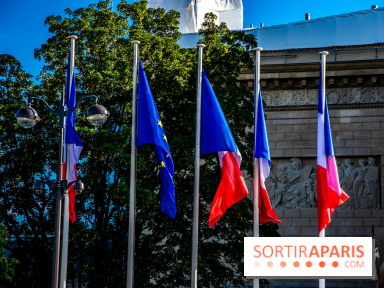Visuel Paris drapeaux
