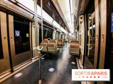 Visuel Paris métro vide confinement