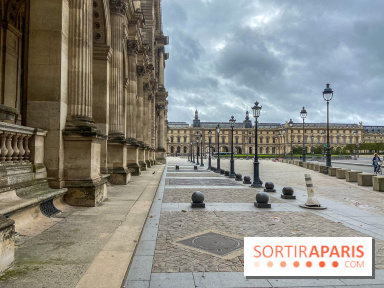 Visuel Paris vide confinement Louvre
