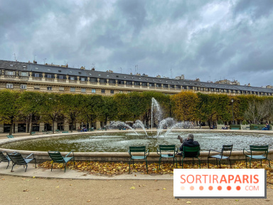 Visuel Paris vide confinement Palais Royal