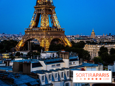 Visuel ParisTour Eiffel soir nuit