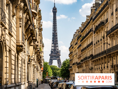 Visuel Paris Tour Eiffel rue