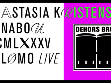 Shlømo, Anastasia Kristensen au Dehors Brut