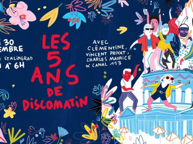 Les 5 ans de Discomatin à la Rotonde Stalingrad