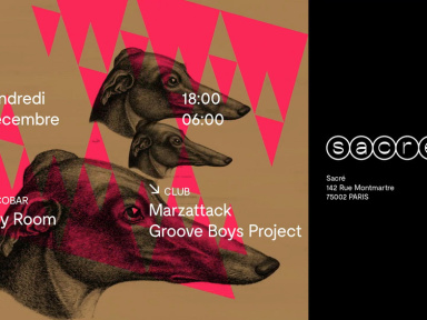 Marzattack, Groove Boys Project et Funky Room au club Sacré