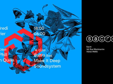 Baltra live, Make It Deep + Jean-Phill & Jean-Quille au club Sacré
