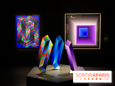 Exposition Vasarely Centre Pompidou, nos photos