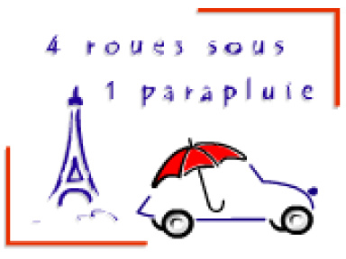 4 roues sous 1 parapluie, Balade, Paris, 2 CV, Voiture, Escapade, Virée