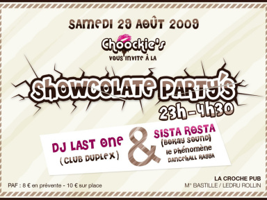 Showcolate Party, Chocolat, La Croche, Soirée, Paris, Clubbing