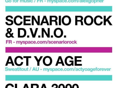 Born to film, Alex Gopher, Scenario Rock, Social Club, Soirée Paris