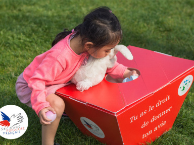 La chasse aux Œufs solidaire du Secours populaire au parc André Citroën