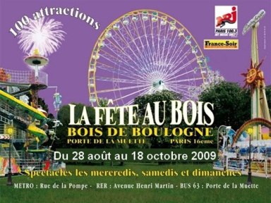 Fête au bois, fête à neu neu, Attractions, Bois de Boulogne, Paris