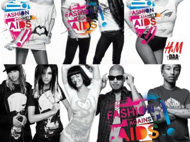 fashion against aids, paris, h&m