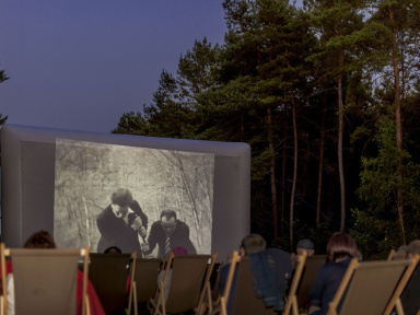 Séance de cinéma en plein air en forêt de Sénart - Les aventures de Robin des Bois