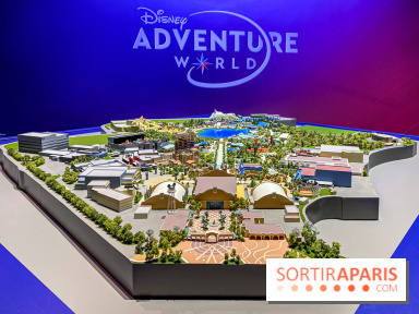 Visuels Disneyland Paris Disney Adventure World maquette