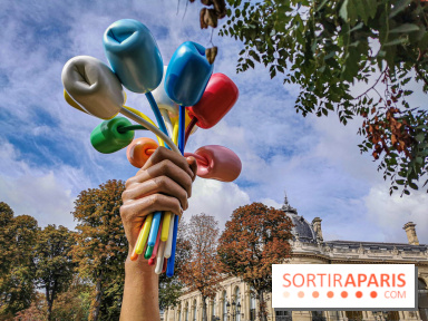 Le Bouquet de Tulipes de Jeff Koons à Paris