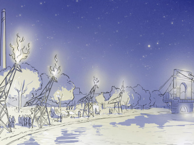 Nuit Blanche 2024 Pont du Port à l'Anglais de Vitry (94)