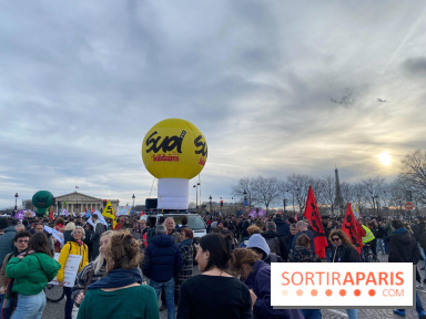 Réforme des retraites manifestation Concorde