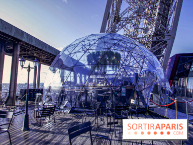 La terrasse d’hiver de Bulle Parisienne sur la Tour Eiffel 