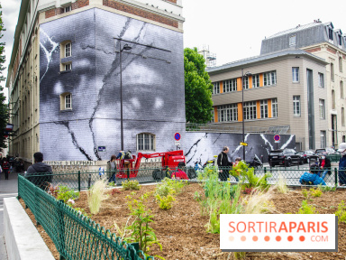 Hommage à Adama Traoré : l'artiste JR dévoile un collage géant à Paris, les photos