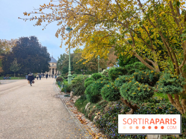 Visuels Parc Monceau à Paris 8e arrondissement  - automne