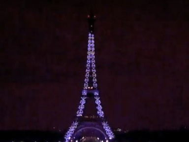 Tour eiffel illuminee