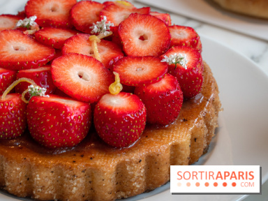 La Tarte aux fraises de Quentin Lechat au Royal Monceau