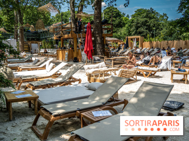 Le Beach Parisienne du Chalet du lac, la plage estivale à Paris