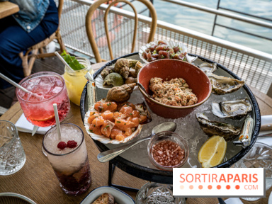 Polpo brasserie, la terrasse péniche 