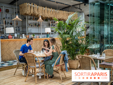 Polpo brasserie, la terrasse péniche 