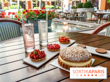La terrasse du Royal Monceau en mode estivale