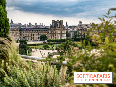 Visuel Paris, vue du Meurice suite Etoile - Jardin des Tuileries