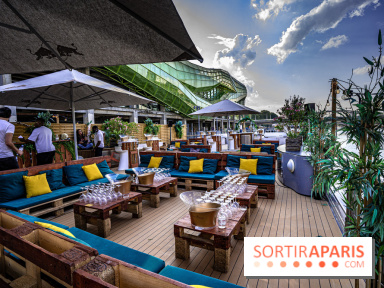 Solarium, la péniche au pied de la Cité de la Mode et du Design