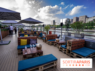 Solarium, la péniche au pied de la Cité de la Mode et du Design