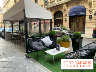 Aperitivo en terrasse au bar du Sofitel Paris le Faubourg