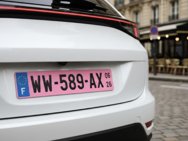 Pourquoi des plaques d'immatriculation roses vont-elles être visibles sur les routes dès le 1er janvier ?