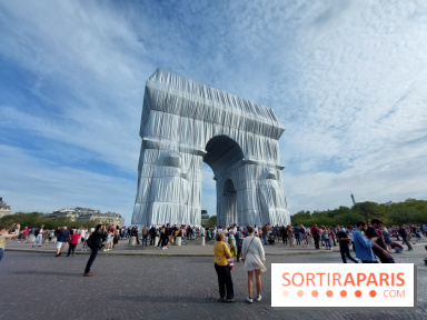 L'Arc de Triomphe empaqueté, nos photos