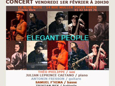 ELEGANT PEOPLE - Lancement du nouveau groupe jazz fusion