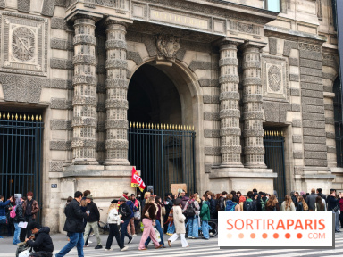 Visuel actualités - grève blocage manifestation musée du Louvre