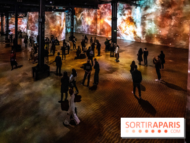 Photos : Destination Cosmos à l'Atelier des Lumières