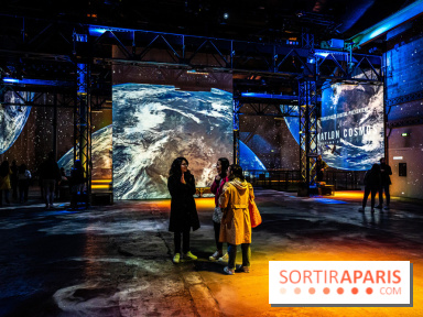 Photos : Destination Cosmos à l'Atelier des Lumières