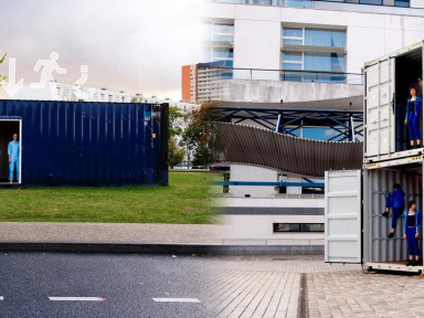Ktha Compagnie fait escale devant la mairie du 11ème.