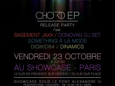 Basement Jaxx, Donovan, Donovan, Sous le pont, Showcase, Soirée, Paris 