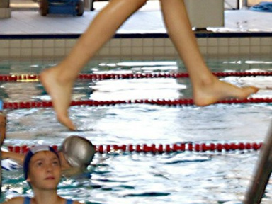jambes, piscine