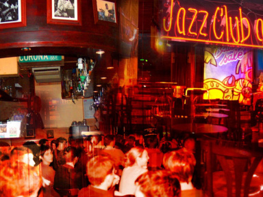 le baiser salé, club de jazz, bois