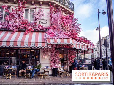 Les cafés fleuris de Paris