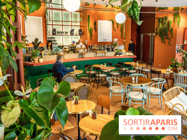 Le Café Vert du Printemps Haussmann 