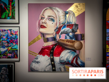 Pop Corn Time, nos photos de l'exposition de toiles et de NFT à la galerie Goldshteyn-Saatort