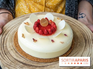 Rosa, la pâtisserie fraise rose de Claire Heitzler pour la Fête des Mères