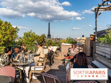 La terrasse en Rooftop du Brach, le bar perché dans un jardin potager